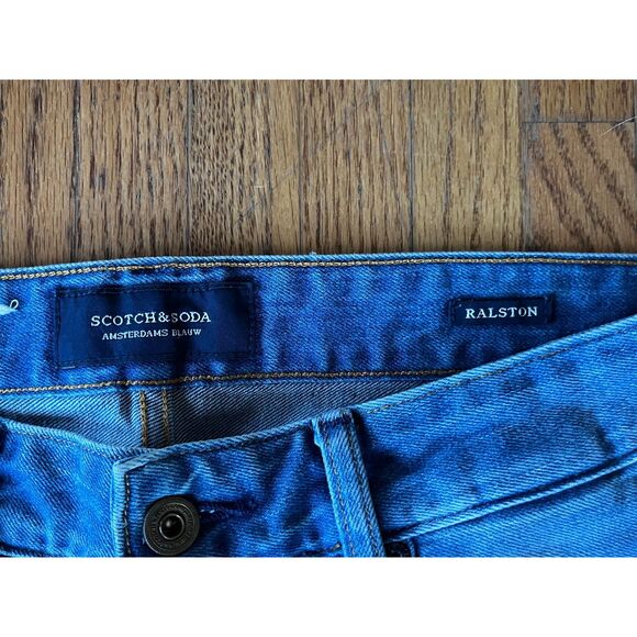 Scotch & Soda Amsterdam Blauw Blue Ralston Casual Jeans Pants Men’s Size 28x32 - Picture 2 of 9